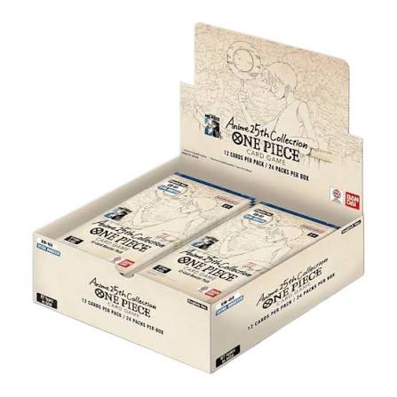 One Piece 25th Anime Collection EB-02, Display of 24 Extra Booster Packs, English
